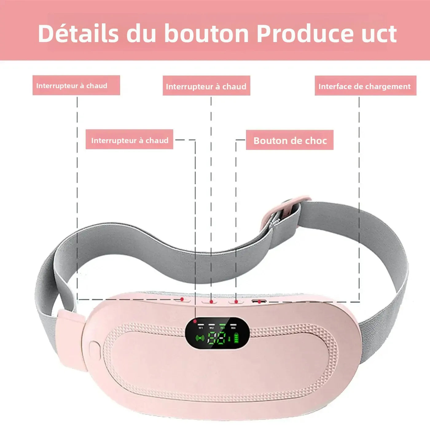 Ceinture Chauffante Menstruelle Dolcia
